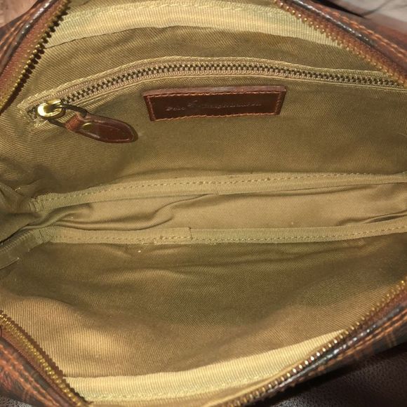 RALPH LAUREN Black Watch Tartan Plaid Crossbody Messenger Bag - Picture 13 of 17